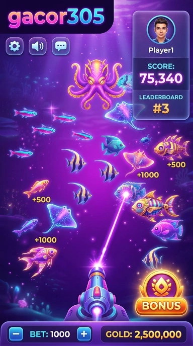Tampilan beranda aplikasi gacor305 yang ramah pengguna.